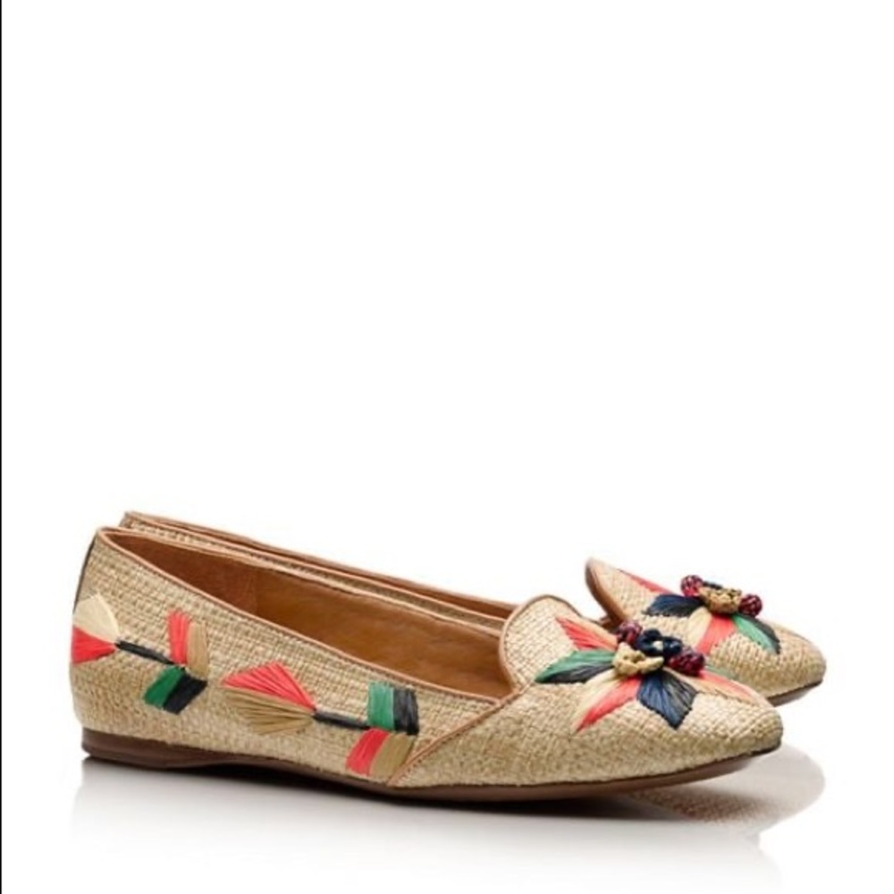 TORY BURCH Geraldine Smoking slipper flats